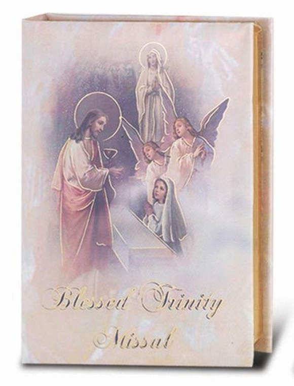 Girls Blessed Trinity Missal Satin Purse Set