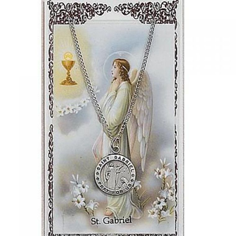 Patron Saints Prayer Card & Pendant