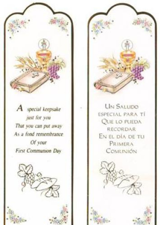 Paper First Holy Communion Bookmark