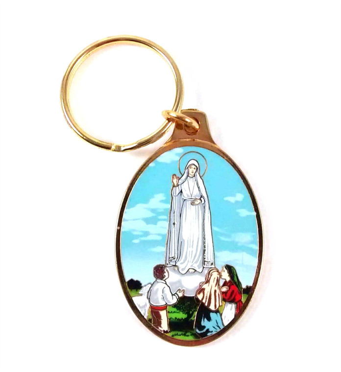 Our Lady of Fatima Keychain