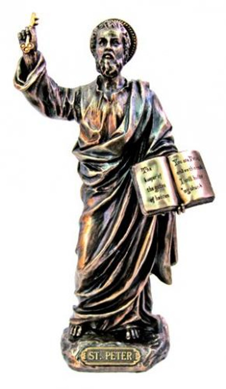 8" St. Peter Statue