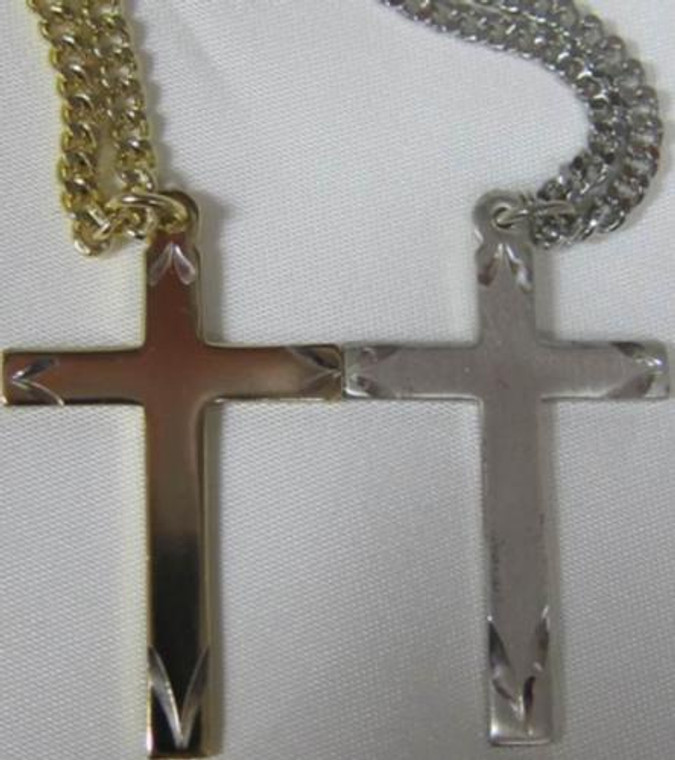 Gold Filled or Sterling Silver 3.5 Cm. Cross
