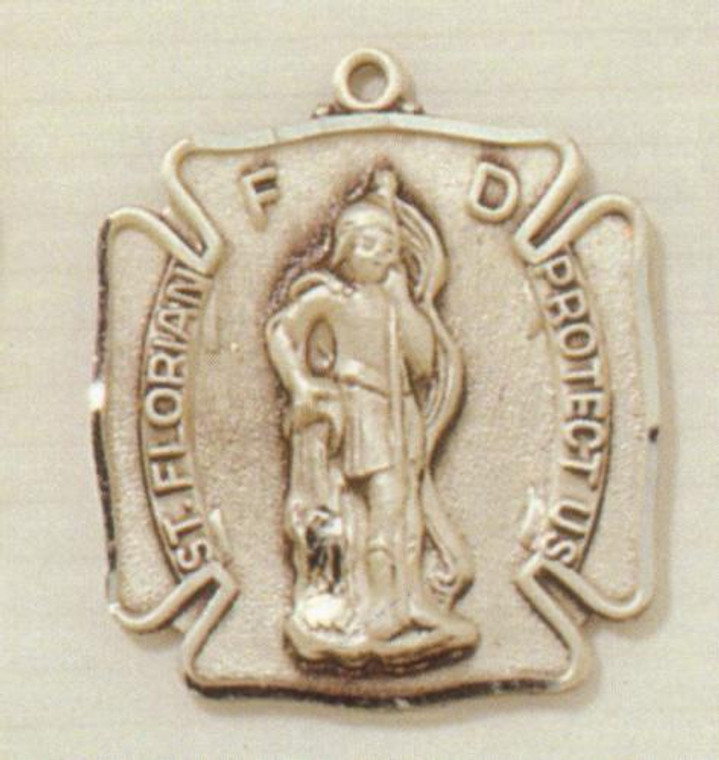 St. Florian,  Patron Saint of FIREFIGHTERS Medal