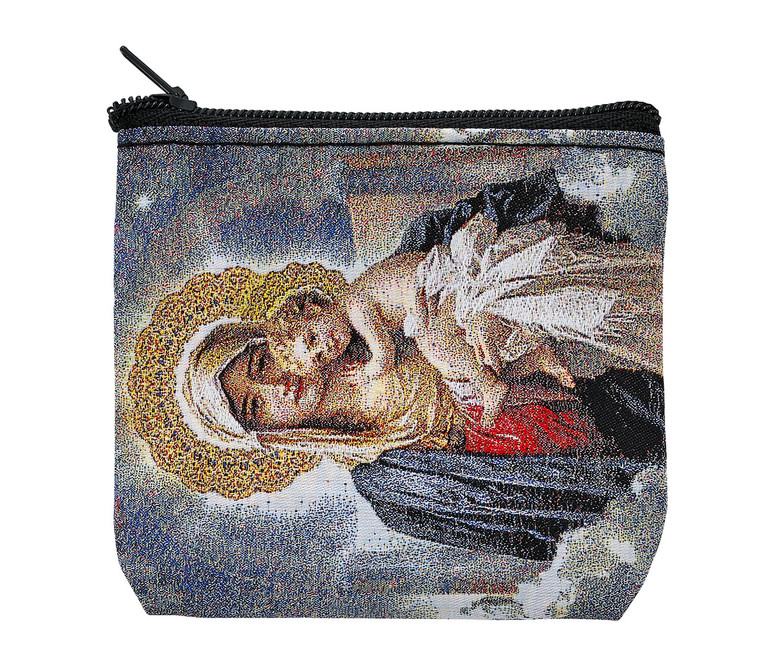 Mother and Child Rosary Pouch