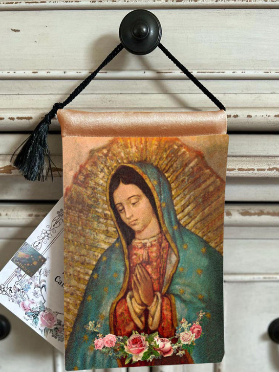 Velvet HD Print Blessings Pouch Our Lady of Guadalupe