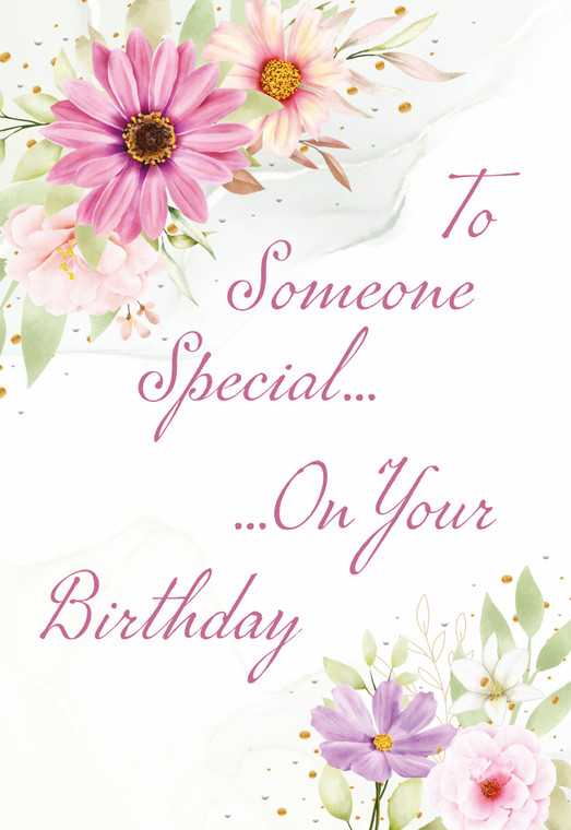 Birthday Greeting Card - To Someone Special