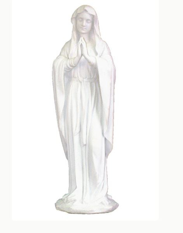 Adoring Virgin in White