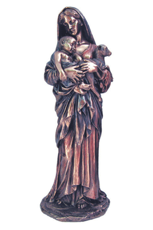 SR-75188 L'Innocence by Bouguereau in Lightly Hand-Painted Cold Cast Bronze