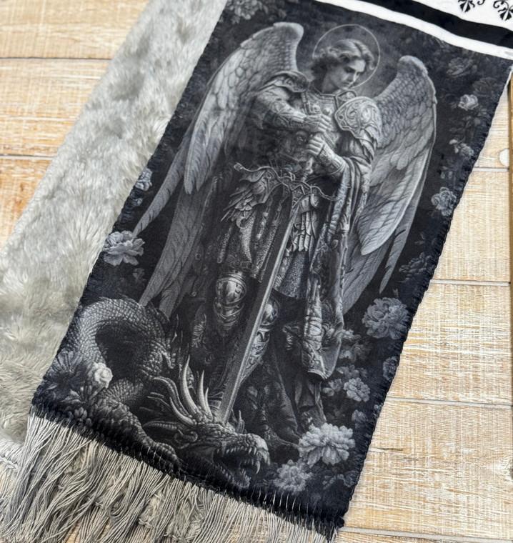 Saint Michael Sherpa Scarf