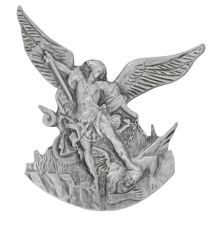 (VC-708) ST. MICHAEL VISOR CLIP CARDED