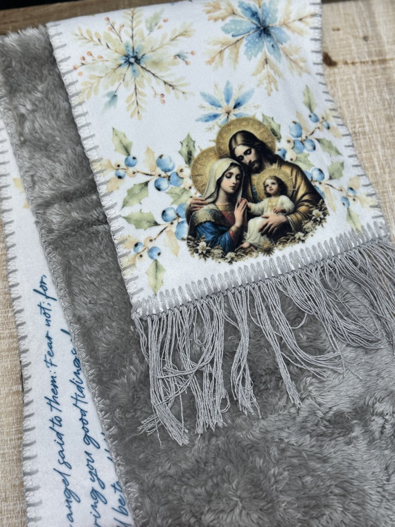 Holy Family Christmas Scarf