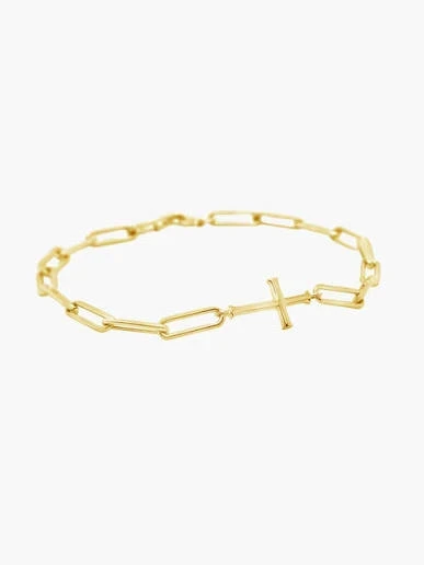 Chain Breaker Cross Bracelet