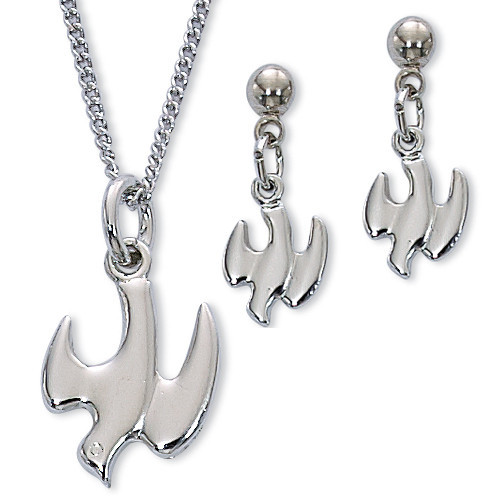 Holy Spirit Pendant and Earring Set PES4