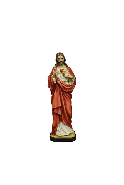 Sacred Heart of Jesus Statue in Color 5.5" I-283