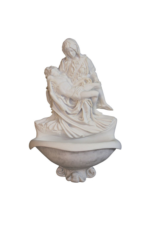 Pieta Font in White 5.75x9" 1368
