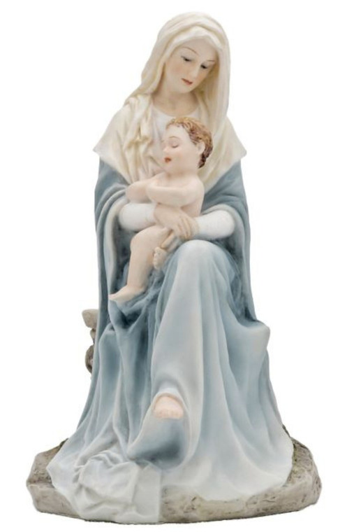 Madonna & Child Statue in Color 6" SR-74728-C2