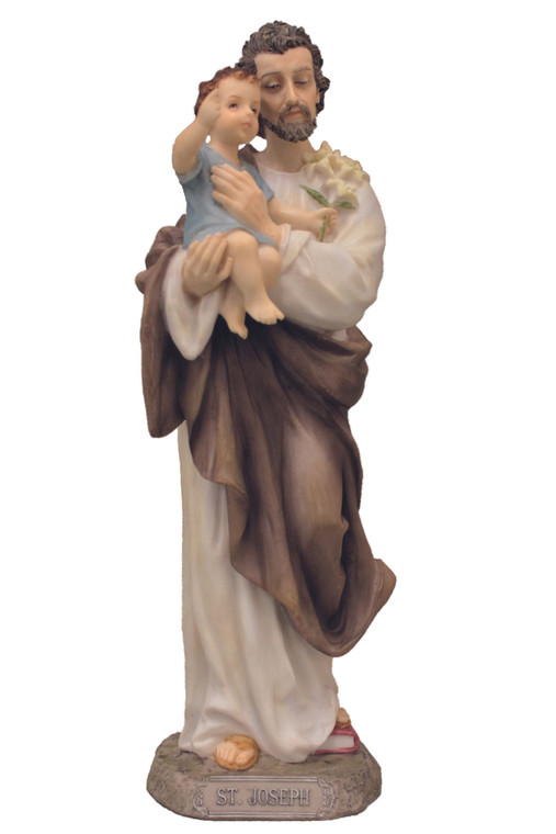 St. Joseph & Child Statue in Color 8" SR-76039-C