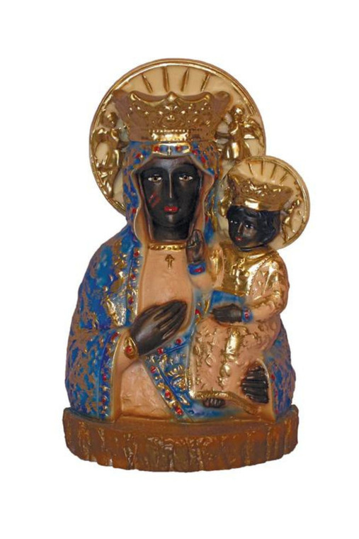 Our Lady of Czestochowa Bust in Color 7.75" ET-363