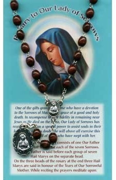Chaplet of Our Lady of Sorrows -- 7 Dolors Rosary--Coronilla de Nuestra Senora De Los 7 Dolores Rosario