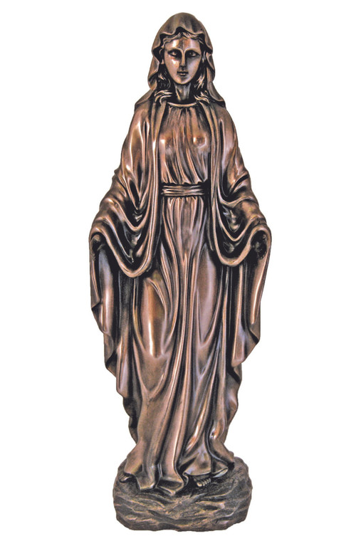 Lady of Grace Statue in Cold Cast Bronze 20" SRA-LOG20
