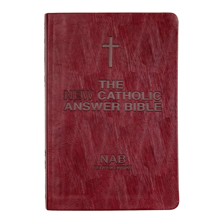 Fireside New Catholic Answer Bible Librosario Large Print NABRE (Burgundy)