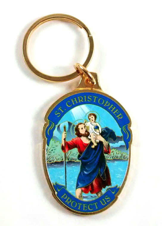 Saint Christopher Keychain