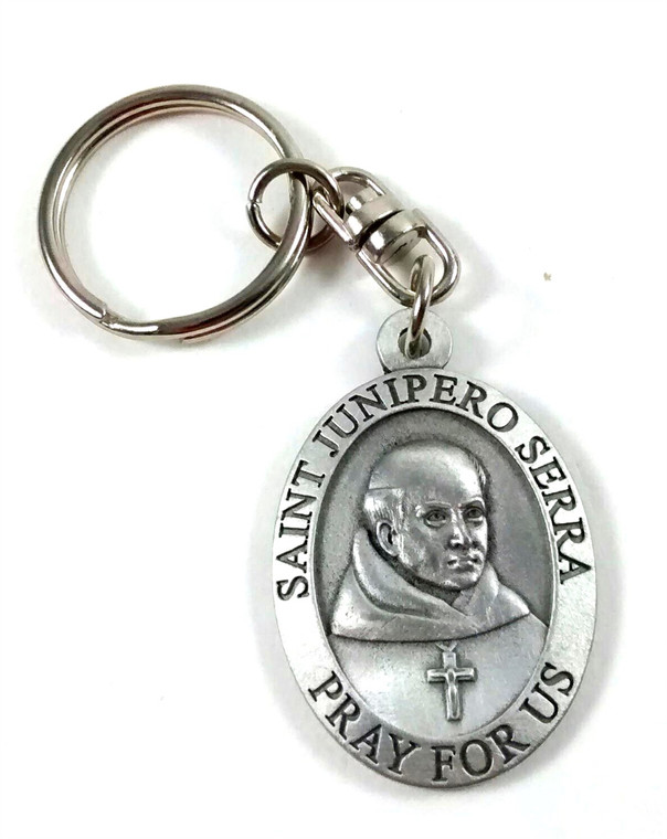 Saint Junipero Serra keychain