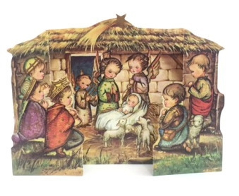 3D Children Christmas Nativity Scene RR-5005