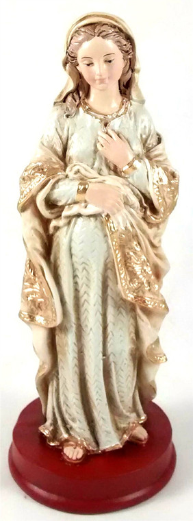 8" Our Lady of Hope (pregnant Madonna) statue