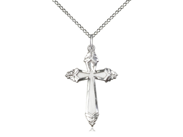 Sterling Silver Cross Pendant 0665YSS/18S