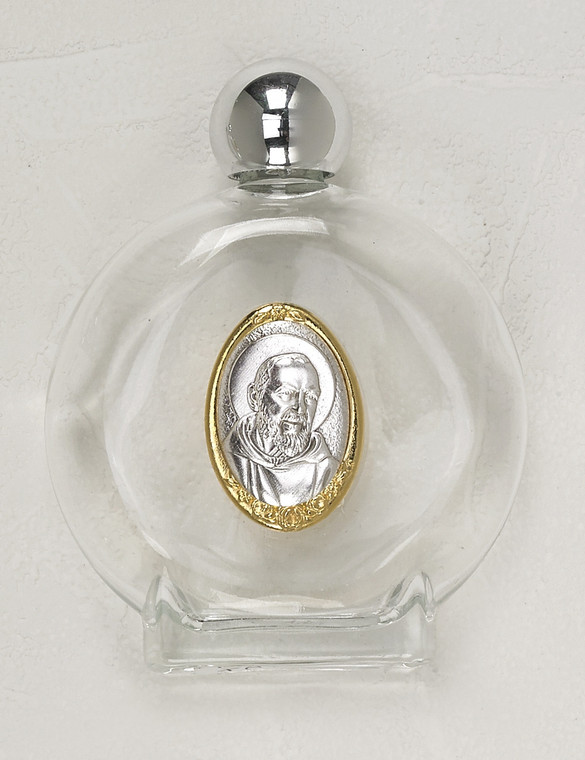 Large Padre Pio Holy Water Bottle 166-60-2255