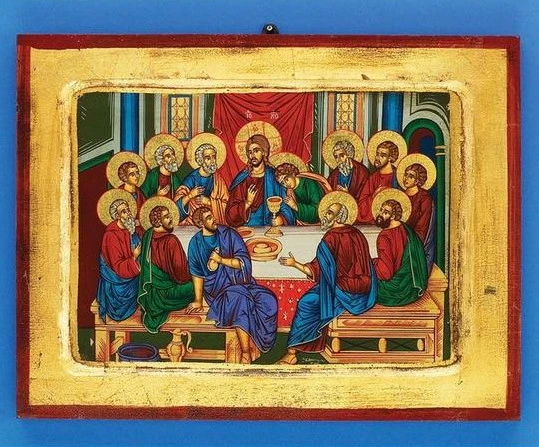 Last Supper Gold Leaf Icon 136-60-1960