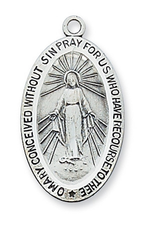 Sterling Silver Miraculous Medal L311MI