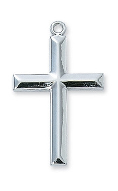 Sterling Silver Cross with 24" Chain