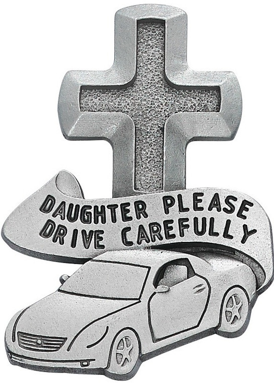 Daughter Please Drive Carefully auto Visor Clip VC-794