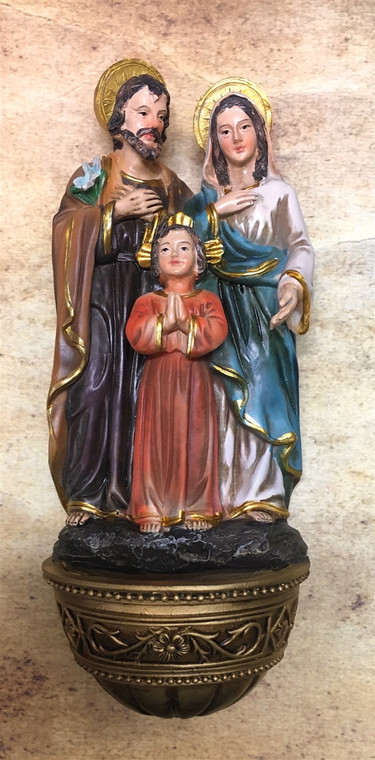 Holy Family Wall Holy Water Font HW209HF