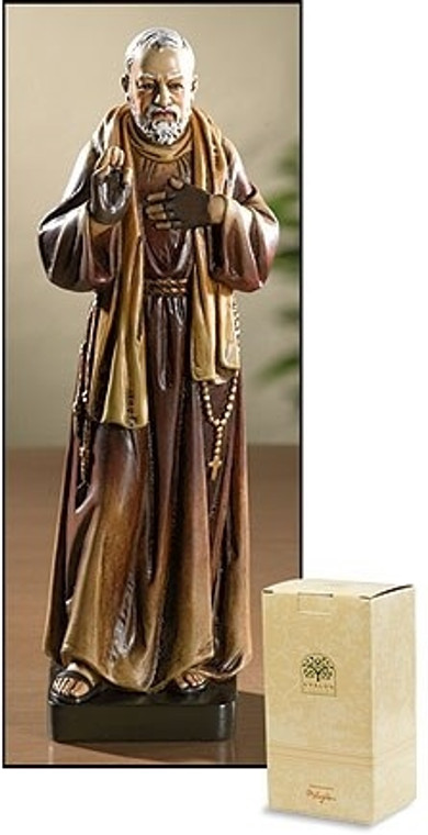Saint Padre Pio of Pietrlcina Statue PS990