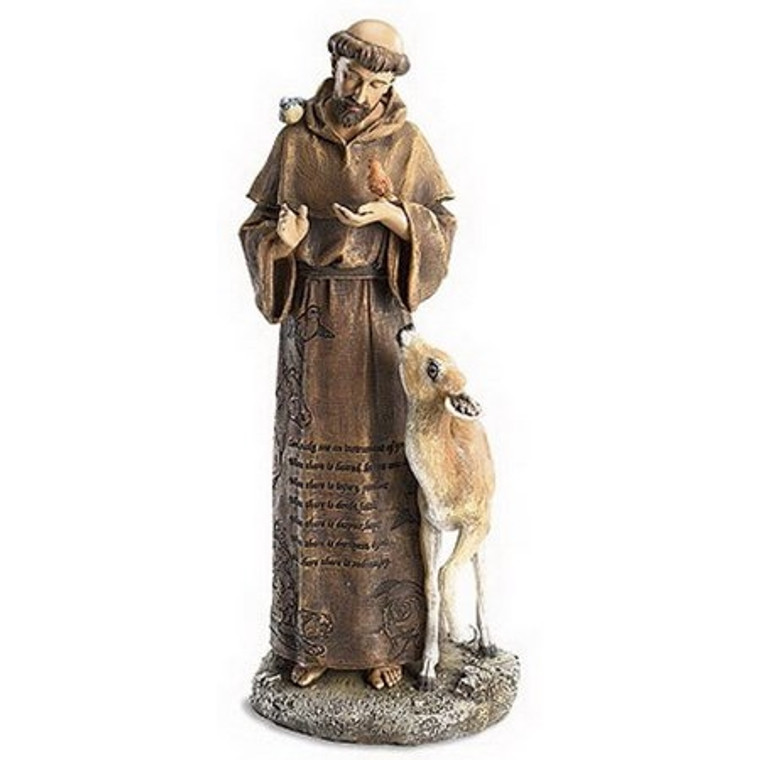 St. Francis 12" Statue MT391