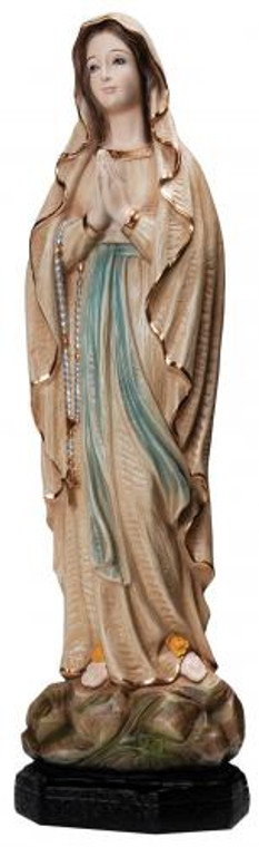 Our Lady of Lourdes 19" Resin Statue, SA902