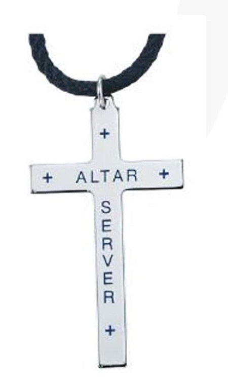 Altar Server Silver Finish Pendant BK-P10966S
