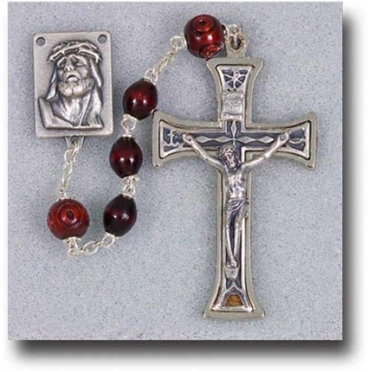 Handmade Palissander Rosary 01282MR