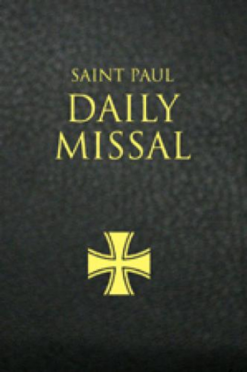 Saint Paul Daily Missal Black Leatherflex
