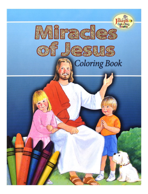St. Joseph Miracles of Jesus Coloring Book 686