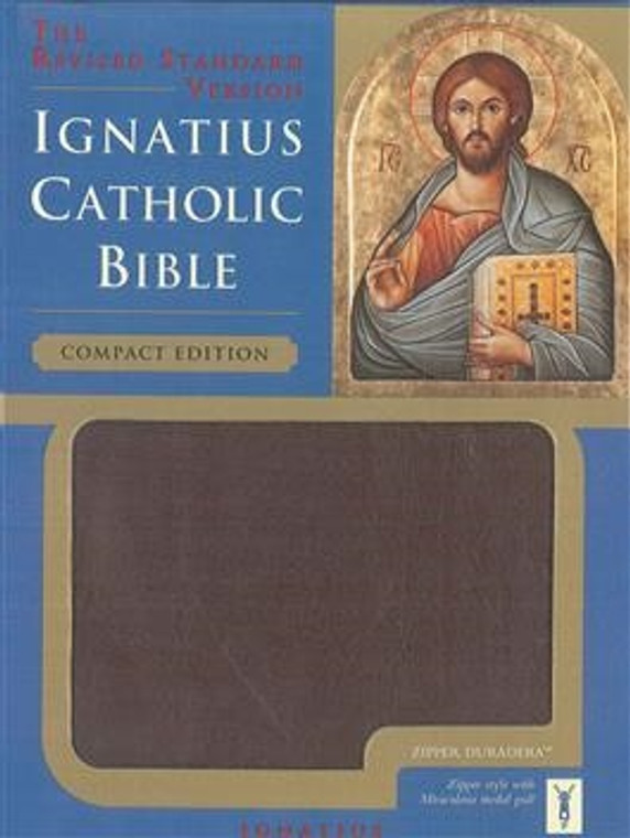 Ignatius Catholic Bible-Compact RSV Small Print Edition, Burgundy W/Zipper