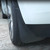 Tesla Model Y Mud flaps Rear intalled, Matte black