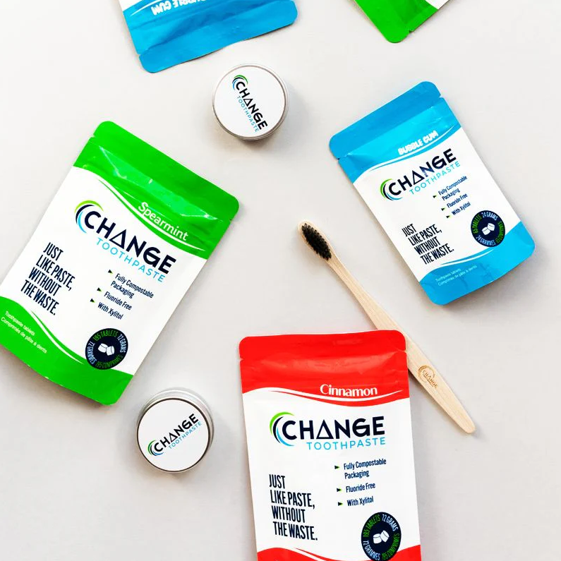 Change Toothpaste Tablets (3 Month Supply) - Our Footprints Eco Store