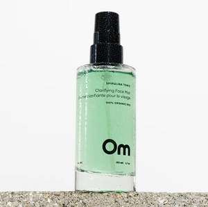 Our mists are a buffer between cleansing and moisturizing, and they prepare your face for whatever’s coming next. We formulate this one with purifying helichrysum and vitamin-rich spirulina to deliver soothing relief and a clean canvas. Tone, hydrate and purify for a dewy and glowing complexion. Apply on damp skin— best for sensitive or congested skin.
Key Ingredients • 100% Organic
SPIRULINA EXTRACT
Eliminates toxins from the skin, increasing skin metabolism to enable faster skin cell turnover and skin healing.
ROSEMARY WATER
Anti-septic and anti-inflammatory properties help reduce breakouts and inflammation caused by acne.
SANDALWOOD WATER
An Ayurvedic ingredient effective in soothing pimples, acne, blemishes and rashes. It is also effective in regulating excess oil in the skin.
Ideal For: Oily, Sensitive, Combination, Blemish Prone
Skin Concerns: Reduces Breakouts , Reduces Redness , Improves Hydration , Evens Skin Tone
Scent: Woodsy + Herbal: sandalwood, rosemary, helichrysum
HOW LONG WILL THIS LAST ME?
Full Size: 14 weeks; four pumps, twice a day
Mini: 2 weeks; four pumps, twice a day Our mists are a buffer between cleansing and moisturizing, and they prepare your face for whatever’s coming next. We formulate this one with purifying helichrysum and vitamin-rich spirulina to deliver soothing relief and a clean canvas. Tone, hydrate and purify for a dewy and glowing complexion. Apply on damp skin— best for sensitive or congested skin.
Key Ingredients • 100% Organic
SPIRULINA EXTRACT
Eliminates toxins from the skin, increasing skin metabolism to enable faster skin cell turnover and skin healing.
ROSEMARY WATER
Anti-septic and anti-inflammatory properties help reduce breakouts and inflammation caused by acne.
SANDALWOOD WATER
An Ayurvedic ingredient effective in soothing pimples, acne, blemishes and rashes. It is also effective in regulating excess oil in the skin.
Ideal For: Oily, Sensitive, Combination, Blemish Prone
Skin Concerns: Reduces Breakouts , Reduces Redness , Improves Hydration , Evens Skin Tone
Scent: Woodsy + Herbal: sandalwood, rosemary, helichrysum
HOW LONG WILL THIS LAST ME?
Full Size: 14 weeks; four pumps, twice a day
Mini: 2 weeks; four pumps, twice a day