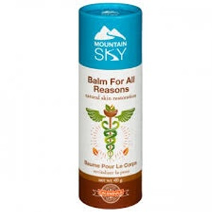 Natural Skin Restoring Balm with Calendula
Apply to pregnant bellies, old tattoos, callouses, or dry and chapped gardener’s hands to naturally soften and restore your skin.
The combination of calendula extract and essential oils of cajeput, frankincense and fir is anti-inflammatory, analgesic and anti-bacterial for your skin.
For each body rub, we add 100% Canadian beeswax, cocoa & shea butters and coconut, rice & sesame oils. Each butter and oil has been added to soften, tone, and enrich the skin.
Balm For All Reasons comes in an easy to use BIODEGRADABLE push-up stick container. Use it for NO messy hands and be plastic free! Natural Skin Restoring Balm with Calendula
Apply to pregnant bellies, old tattoos, callouses, or dry and chapped gardener’s hands to naturally soften and restore your skin.
The combination of calendula extract and essential oils of cajeput, frankincense and fir is anti-inflammatory, analgesic and anti-bacterial for your skin.
For each body rub, we add 100% Canadian beeswax, cocoa & shea butters and coconut, rice & sesame oils. Each butter and oil has been added to soften, tone, and enrich the skin.
Balm For All Reasons comes in an easy to use BIODEGRADABLE push-up stick container. Use it for NO messy hands and be plastic free!