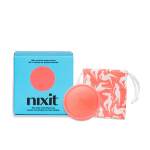 At Nixit, we make menstrual cups simple. Our disc-style menstrual cup is made from ultra soft silicone with a unique one size fits all shape. No confusing sizes, no awkward folds. A simple period cup design that conforms to you. At Nixit, we make menstrual cups simple. Our disc-style menstrual cup is made from ultra soft silicone with a unique one size fits all shape. No confusing sizes, no awkward folds. A simple period cup design that conforms to you.