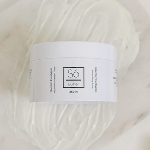Só Butter (Essential Oil), our rich and luxurious buttery face and body butter will leave you feeling silky smooth. Só Butter (Essential Oil), our rich and luxurious buttery face and body butter will leave you feeling silky smooth.